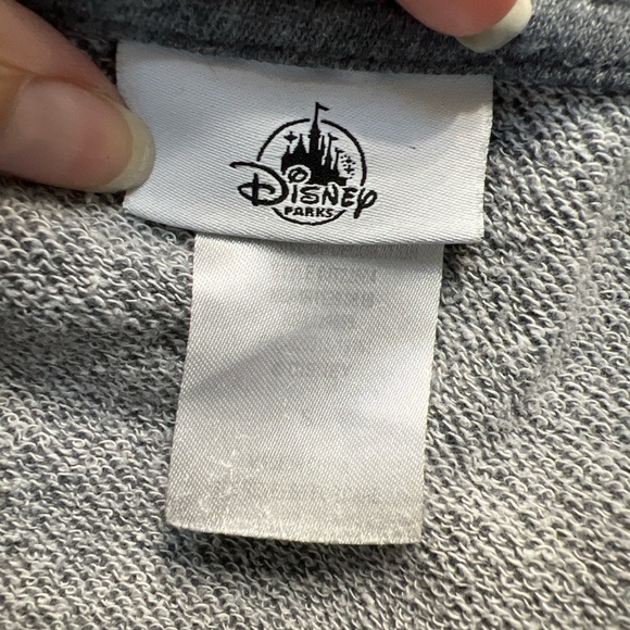 Disneyland Sequined Mickey Mouse Gray Knit Sweatshirt Top - Picture 7 of 8